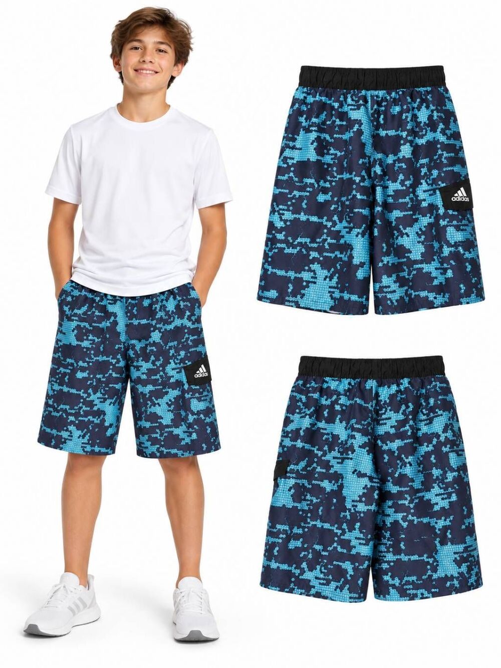 Boys Adidas XL Board Shorts SWIM Trunk, loose fit